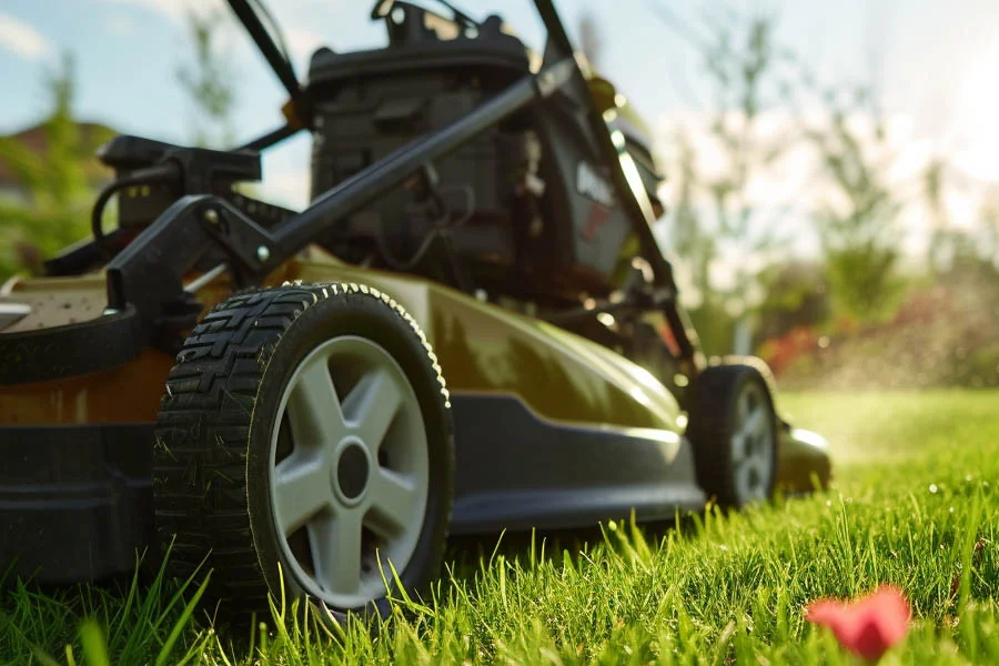 battery powered self propelled lawn mowers