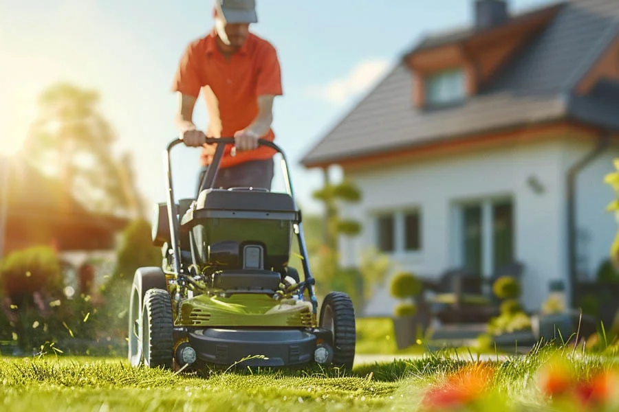 top self propelled lawn mower